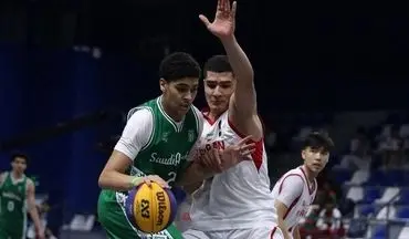 حذف تیم بسکتبال سه نفره ایران با شکست مقابل چین