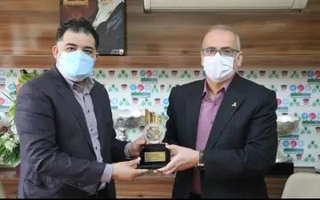 دیدار مدیرعامل و اعضای هیئت مدیره باشگاه مس سونگون با مدیرعامل باشگاه ذوب آهن 