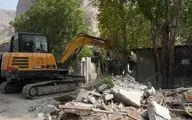 اجرای مرحله سوم تخریب رستوران‌های غیرمجاز در محدوده تاق‌بستان
