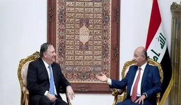 صالح و پمپئو بر عدم افزایش تنش با ایران تاکید کردند