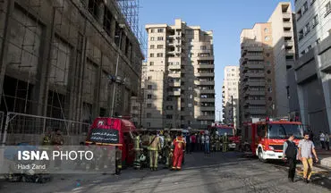اطفای کامل آتش‌سوزی در برج پارامیس