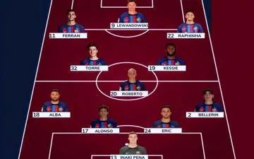 ترکیب بارسلونا مقابل سئوتا؛ خط هافبک متفاوت ژاوی