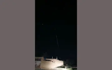 رویت شی نورانی ناشناس در آسمان قم