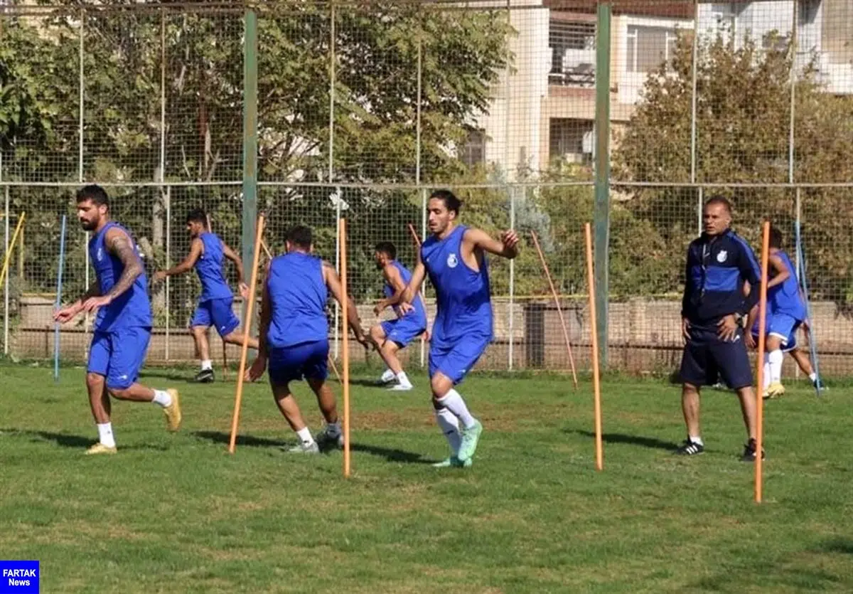  گزارش تمرین استقلال| عدم حضور 4 بازیکن/ مدافع ملی پوش آبی ها برگشت