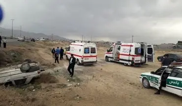 سانحه ترافیکی در جاده قم به اراک ۳ مصدوم بر جای گذاشت