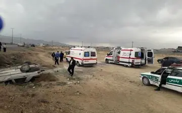 سانحه ترافیکی در جاده قم به اراک ۳ مصدوم بر جای گذاشت