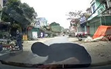 فیلم بازی کردن یک مرد برای خسارت گرفتن از بیمه 