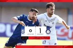 خلاصه بازی بازی گل‌گهر1 -  ملوان 0 