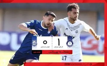 خلاصه بازی گل گهر 1 - ملوان 0 + ویدئو