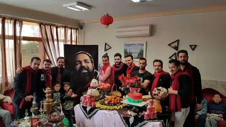 حضور اعضای کانون هواداران خراسان در آسایشگاه سالمندان توس  به مناسبت شب یلدا
