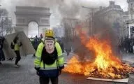 معترضان فرانسوی باردیگر به خیابان‌ها ریختند