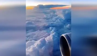 فیلمی فوق العاده زیبا از ابر‌ها