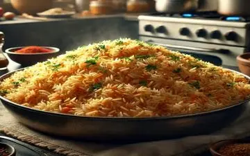 دیگه از دست غذاهای تکراری خسته شدی؟بیا پلو پیلاف رو یاد بگیر