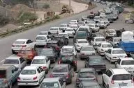 ترافیک سنگین در آزادراه تهران - شمال