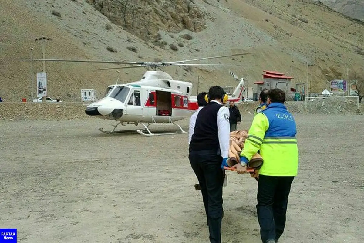 حادثه رانندگی در جاده چالوس