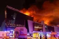 لحظاتی بعد از حمله تروریست ها در مسکو / هشدار: دارای صحنه های دلخراش | فیلم