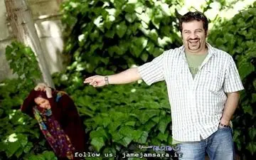 شوخی بامزه مهراب قاسمخانی با نویسنده مشهور فرانسوی +عکس