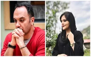 احسان کرمی در سوگ مهسا امینی موهایش تراشید + عکس