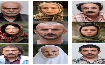 گریم متفاوت بازیگران مشهور سینمای ایران برای یک فیلم دهه شصتی + عکس