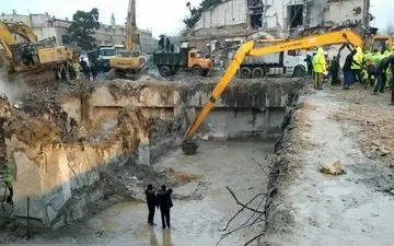 کلنگ‌زنی ساختمان جدید پلاسکو در روز عید فطر