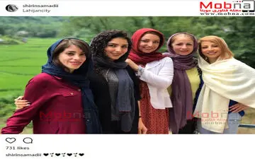 تیپ و ژست جالب شیرین صمدی و دوستانش در لاهیجان (عکس)