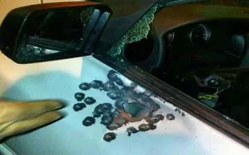 تیراندازی به خودروی فوتبالیست مشهور در خیابان!