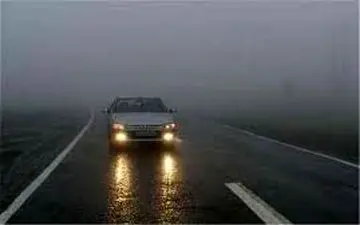  مه گرفتگی و کاهش دید در برخی جاده های کشور