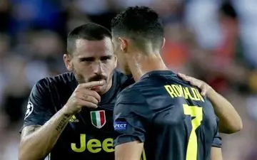 حمایت بونوچی از رونالدو: بهترین‌ها هم پنالتی از دست می‌دهند