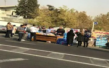 جواد رضویان و جواد خیابانی در حال جمع آوری کمک + عکس