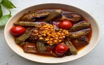 خوراک بامیه  | آموزش گام به گام