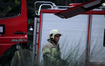 مصدومیت شدید 100نفر از کارگران در آتش سوزی انبار گوگرد