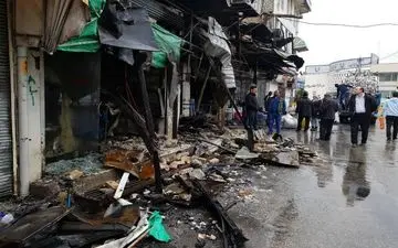 10 باب مغازه در چالوس طعمه حریق شد