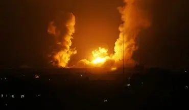 حمله جنگنده‌های اسرائیلی به منطقه‌ای در شرق غزه