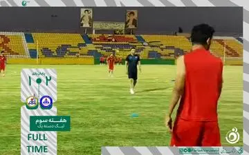 خلاصه بازی پارس جنوبی جم 2 - نفت مسجدسلیمان 1 + ویدئو