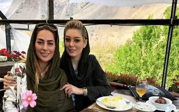 ناهار لاکچری سحر قریشی و سمانه پاکدل! + عکس