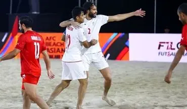 قهرمانی فوتبال ساحلی آسیا| صعود مقتدرانه ایران به جام جهانی با تحقیر بحرین 