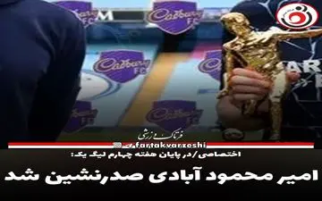 امیر محمود آبادی صدرنشین شد 