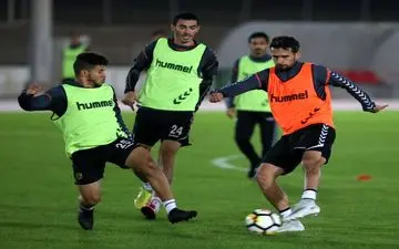 اولین تمرین مهاجم استقلالی با تیم قطر اس سی + عکس 