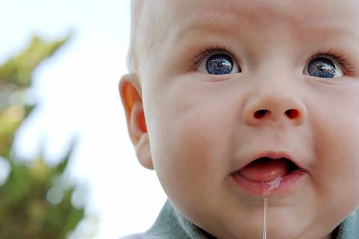 آیا افزایش بزاق دهان نوزاد خطرناک است ؟