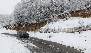  برف جاده‌های ۷ استان را سفیدپوش کرد