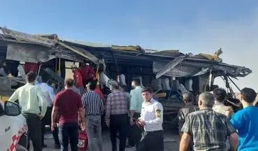 آخرین وضعیت مصدومان حادثه اتوبوس دانشجویان در سرخه/ عیادت عباس گلرو از دانشجویان بستری