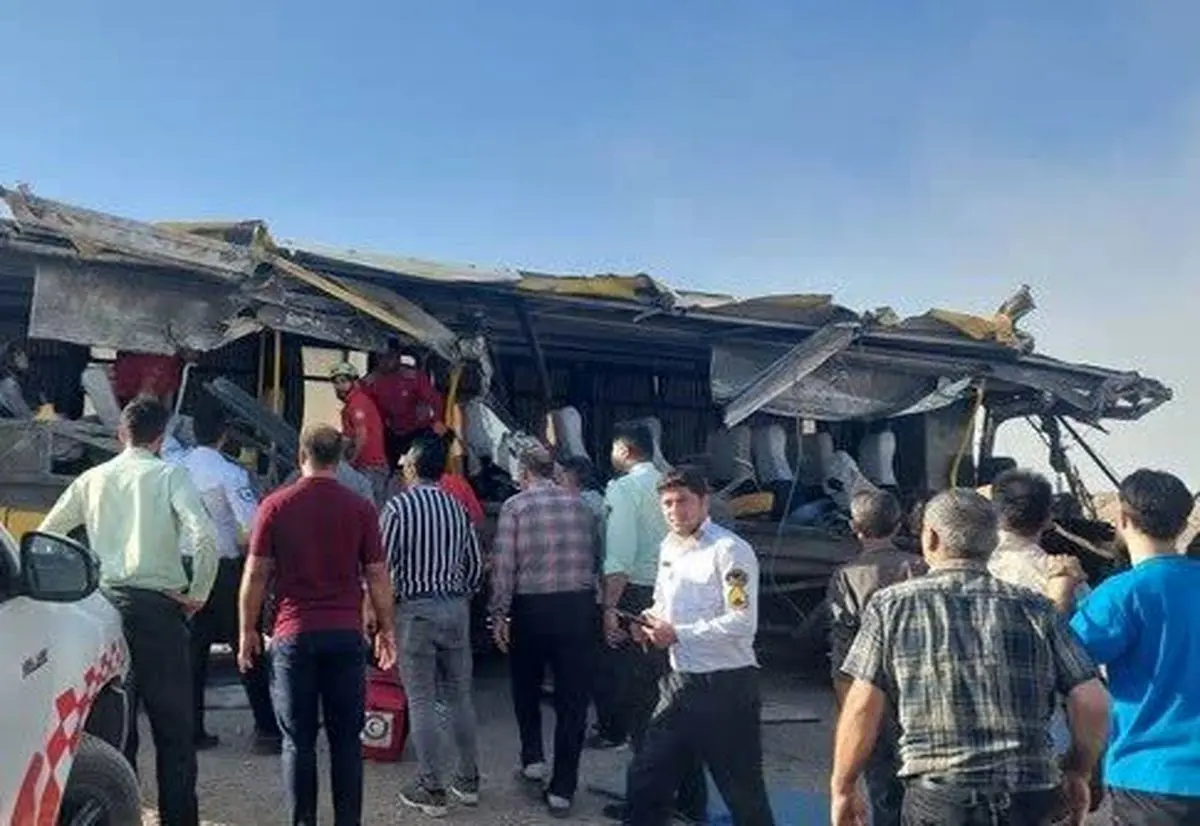 آخرین وضعیت مصدومان حادثه اتوبوس دانشجویان در سرخه/ عیادت عباس گلرو از دانشجویان بستری