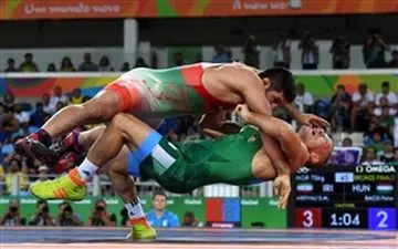  پیروزی تیم ملی کشتی فرنگی مقابل آلمان 