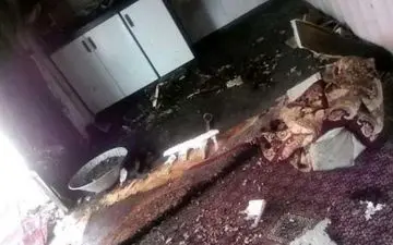 کمپ زلزله زدگان سرپل ذهاب دچار حریق شد