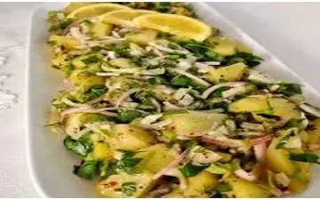 آموزش سالاد سیب‌ زمینی و پیاز | سالاد خوشمزه و اصیل!