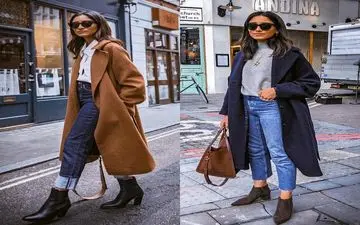  برای داشتن استایل شیک با پالتو بلند، این کفش‌ها را بپوشید