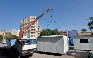  خیر اصفهانی ۲۶۰ کانکس برای معلولان و زنان سرپرست خانوار مناطق زلزله‌زده کرمانشاه اهدا کرد