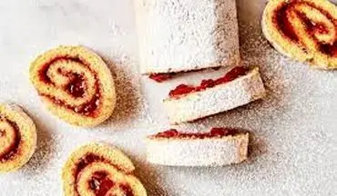 طرز تهیه شیرینی رولت مربایی| بچه ها عاشقشن!