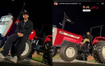 شاگردان اسکوچیچ راننده تراکتور شدند! (عکس)