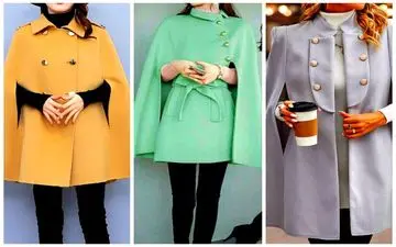 16 مدل پالتوی پانچ برای خانم‌هایی که خاص بودن را دوست دارند
